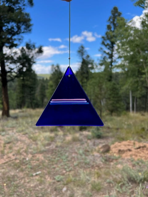 Fused glass suncatcher / ornament